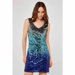 Apricot Blue Sequin Bodycon Dress -Apricot Shop unnamed file 1037