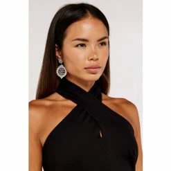 Apricot Black Halterneck Bodycon Dress -Apricot Shop unnamed file 1056