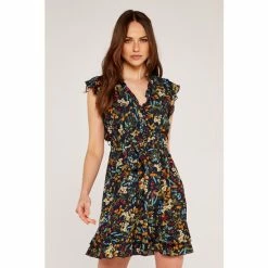Apricot Blue Botanical Print Tie Dress -Apricot Shop unnamed file 1246