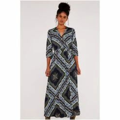 Apricot Blue Scarf Print Wrap Maxi Dress -Apricot Shop unnamed file 1268