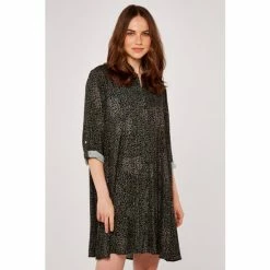 Apricot Green Camouflage Animal Shirt Swing Dress -Apricot Shop unnamed file 1276