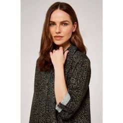 Apricot Green Camouflage Animal Shirt Swing Dress -Apricot Shop unnamed file 1277