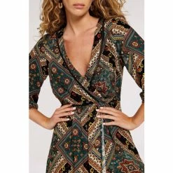 Apricot Black Multi Scarf Print Wrap Maxi Dress -Apricot Shop unnamed file 1320
