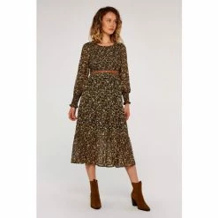 Apricot Black Ditsy Midi Dress -Apricot Shop unnamed file 1339