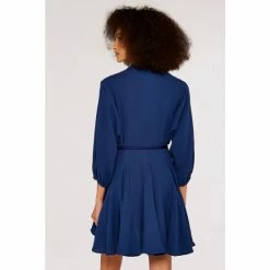 Alternative view of Apricot Blue Tetra Button Dress With Rope Belt
