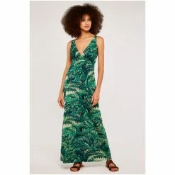 Apricot Green 70s Marble Maxidress -Apricot Shop unnamed file 135