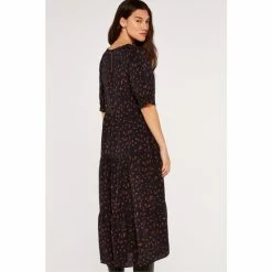 Alternative view of Apricot Blue Graphic Animal Tiered Midi Dress