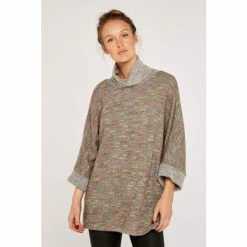 Apricot Brown Multi Multi Fleck Fuzzy Top