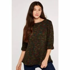 Apricot Green Multi Multifleck High Low Swing Top -Apricot Shop unnamed file 1558