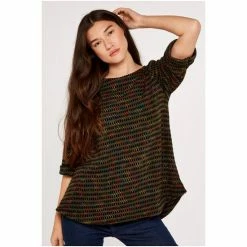 Apricot Green Multi Multifleck High Low Swing Top -Apricot Shop unnamed file 1560