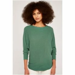 Apricot Green Clean Look Batwing Jumper -Apricot Shop unnamed file 1666
