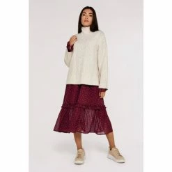 Apricot Cream Chunky Mix Knit Jumper -Apricot Shop unnamed file 1715