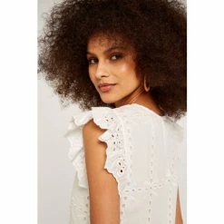 Apricot White Broderie Anglaise Tiered Dress -Apricot Shop unnamed file 175