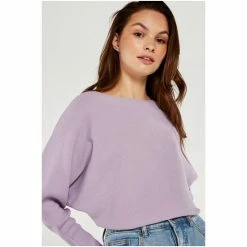 Apricot Violet Purple Clean Look Batwing Jumper -Apricot Shop unnamed file 1802