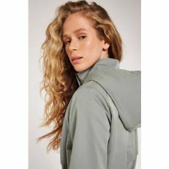 Apricot Light Green Lightweight Tie Waist Parka -Apricot Shop unnamed file 1843