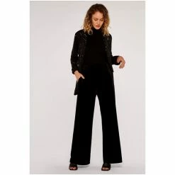 Apricot Black Sequin Belt Blazer -Apricot Shop unnamed file 1895
