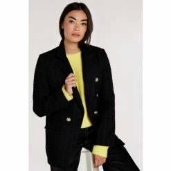 Apricot Black Tailored Tweed Blazer -Apricot Shop unnamed file 1914