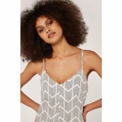 Apricot Cream & Black Geo Print Wide Leg Jumpsuit -Apricot Shop unnamed file 1991