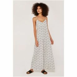 Apricot Cream & Black Geo Print Wide Leg Jumpsuit -Apricot Shop unnamed file 1993