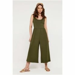 Apricot Green Strappy Culotte Jumpsuit -Apricot Shop unnamed file 1999