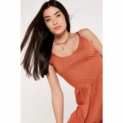 Apricot Orange Strappy Culotte Jumpsuit -Apricot Shop unnamed file 2018