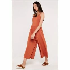Apricot Orange Strappy Culotte Jumpsuit -Apricot Shop unnamed file 2020