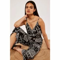 Apricot Black Vintage Patchwork Cami Jumpsuit -Apricot Shop unnamed file 2024