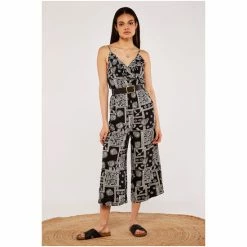 Apricot Black Vintage Patchwork Cami Jumpsuit -Apricot Shop unnamed file 2025