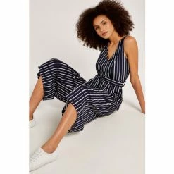 Apricot Navy Stripe V Neck Pocket Jumpsuit -Apricot Shop unnamed file 2028
