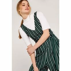 Apricot Green Stripe V-Neck Pocket Jumpsuit -Apricot Shop unnamed file 2038