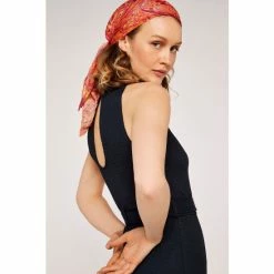 Apricot Blue Waffle Halter Neck Belt Jumpsuit -Apricot Shop unnamed file 2051