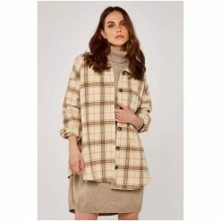 Apricot Blue Oversized Check Shirt -Apricot Shop unnamed file 2122