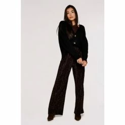 Apricot Black Rib Knit Boyfriend Cardigan -Apricot Shop unnamed file 2217