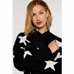 Apricot Black Stargaze Jacquard Open Cardigan -Apricot Shop unnamed file 2224