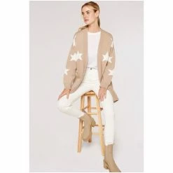 Apricot Black Stargaze Jacquard Open Cardigan -Apricot Shop unnamed file 2227