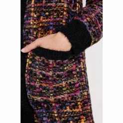 Apricot Black Multi Crosshatch Multicolour Cardigan -Apricot Shop unnamed file 2236