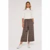 Apricot Brown Heritage Warm Check Culottes