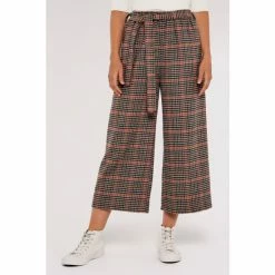 Apricot Brown Heritage Warm Check Culottes -Apricot Shop unnamed file 2312