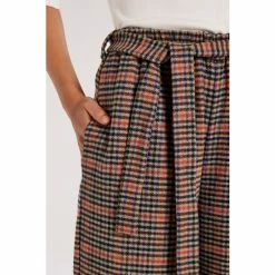 Apricot Brown Heritage Warm Check Culottes -Apricot Shop unnamed file 2313