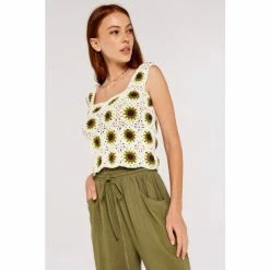 Apricot Green Linen Blend Wide Leg Trousers -Apricot Shop unnamed file 2327