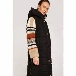 Apricot Black Padded Longline Hooded Gilet -Apricot Shop unnamed file 2333