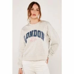 Apricot Grey London Life Sweatshirt -Apricot Shop unnamed file 2389