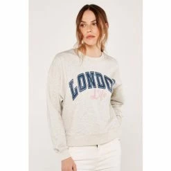 Apricot Grey London Life Sweatshirt -Apricot Shop unnamed file 2390