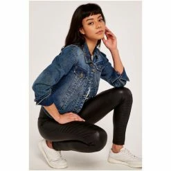 Apricot Black Biker Faux Leather Leggings -Apricot Shop unnamed file 2414