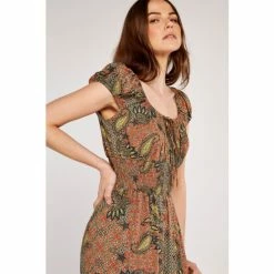 Apricot Green Paisley Milkmaid Maxi Dress -Apricot Shop unnamed file 254
