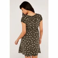 Apricot Green Print Milkmaid Dress -Apricot Shop unnamed file 267