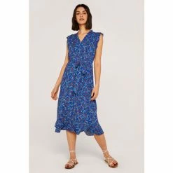 Apricot Blue Buttercup Belted Midi Dress -Apricot Shop unnamed file 376