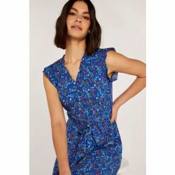 Apricot Blue Buttercup Belted Midi Dress -Apricot Shop unnamed file 377