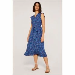 Apricot Blue Buttercup Belted Midi Dress -Apricot Shop unnamed file 378