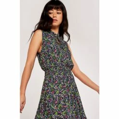 Apricot Navy Abstract Floral Hankyhem Dress -Apricot Shop unnamed file 392